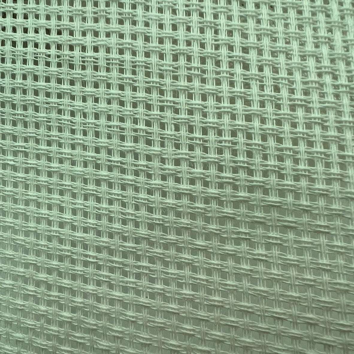 Tela Aida Blanco y Crudo - 1 mt 1,50 mts Ancho | Detalle - Telas Pacífico Sur