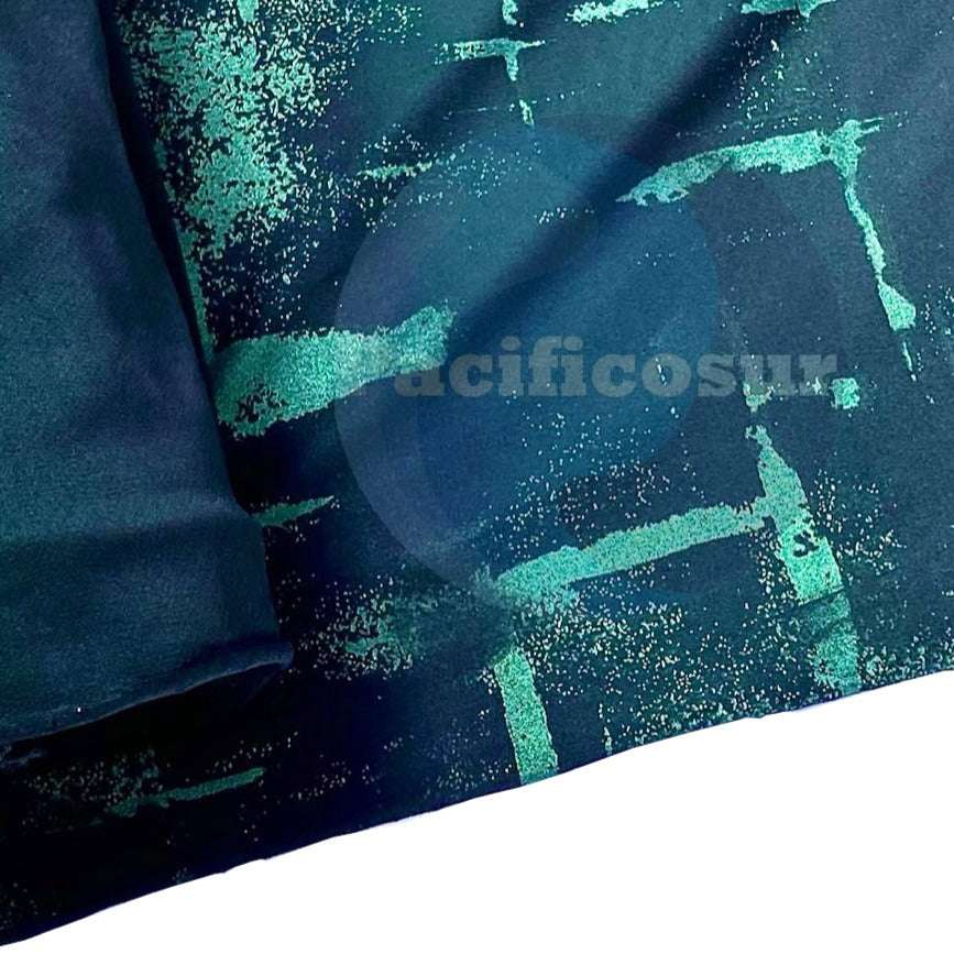 Tela lycra Dupont Negro con Diseños - 1 mt 1.50 Ancho | Detalle - Telas Pacífico Sur