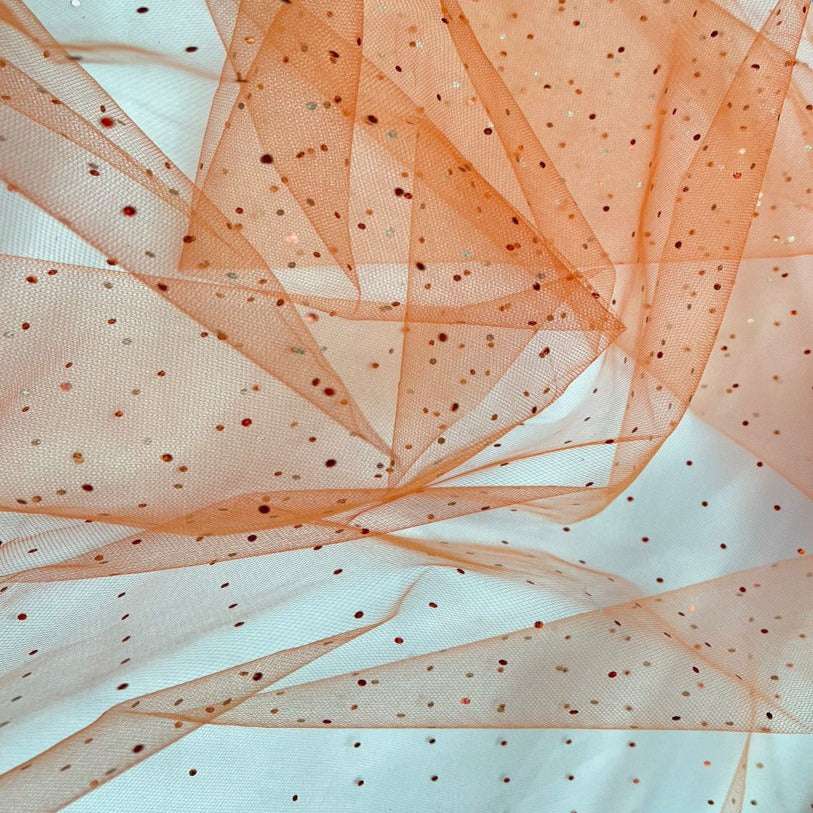 Tela Tul Lentejuelas - 1 mt 1,50 Ancho  | Detalle