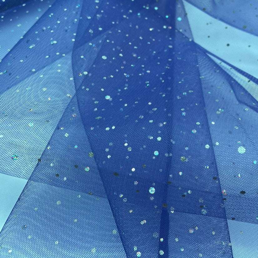 Tela Tul Lentejuelas - 1 mt 1,50 Ancho  | Detalle