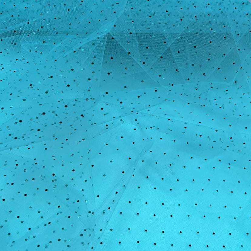 Tela Tul Lentejuelas - 1,50 Ancho | Rollo 50 mts