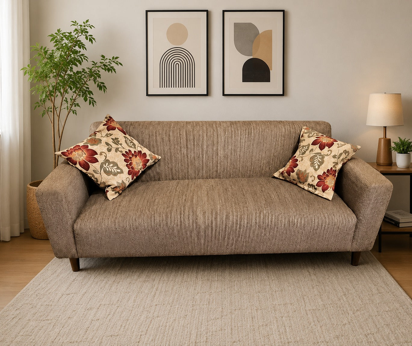 Sofá Living |  unidad en Chenille