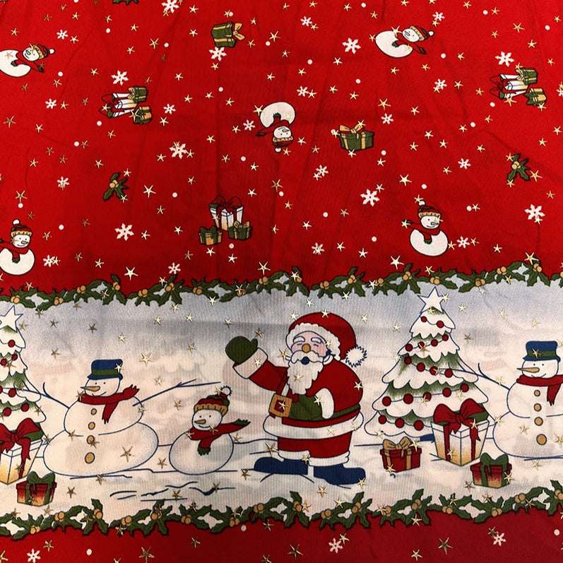 Bistrech Navideño - 1 mt x 1,50 mts Ancho | Detalle - Telas Pacífico Sur
