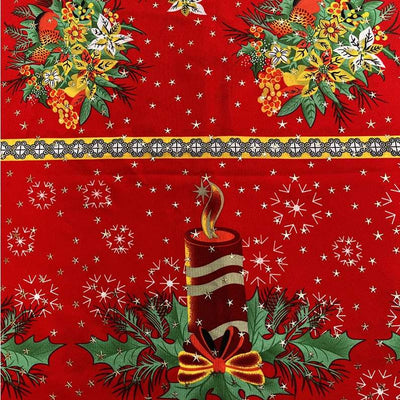 Bistrech Navideño - 1 mt x 1,50 mts Ancho | Detalle - Telas Pacífico Sur