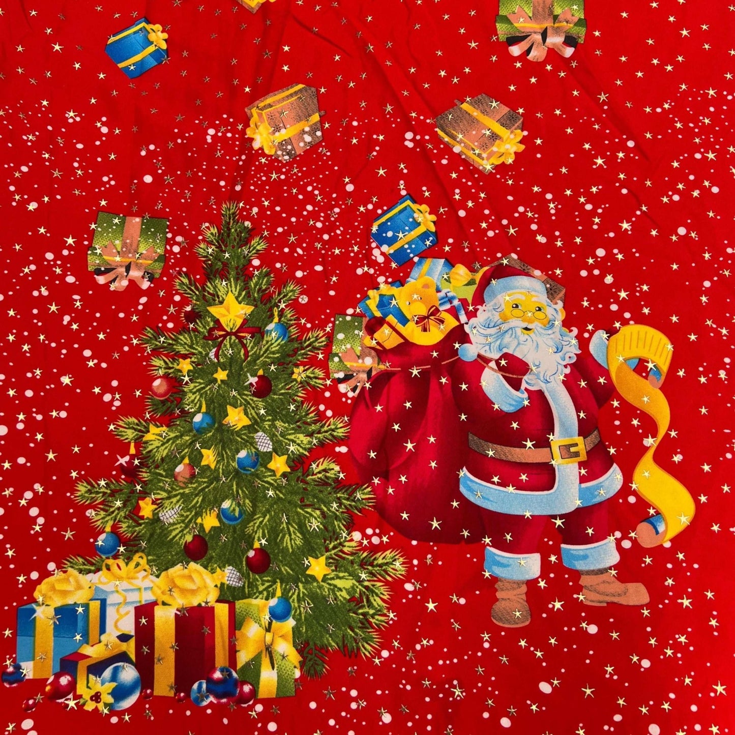 Bistrech Navideño - 1 mt x 1,50 mts Ancho | Detalle - Telas Pacífico Sur