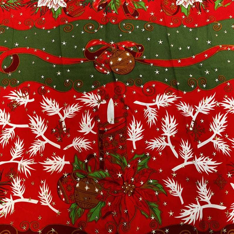 Bistrech Navideño - 1 mt x 1,50 mts Ancho | Detalle - Telas Pacífico Sur