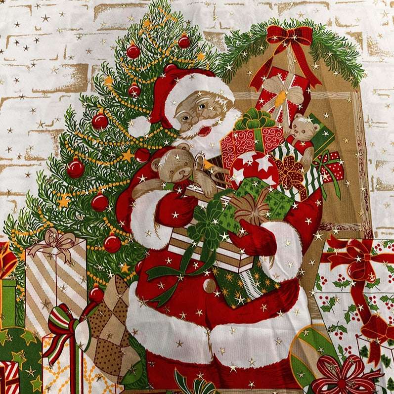 Bistrech Navideño - 1 mt x 1,50 mts Ancho | Detalle - Telas Pacífico Sur
