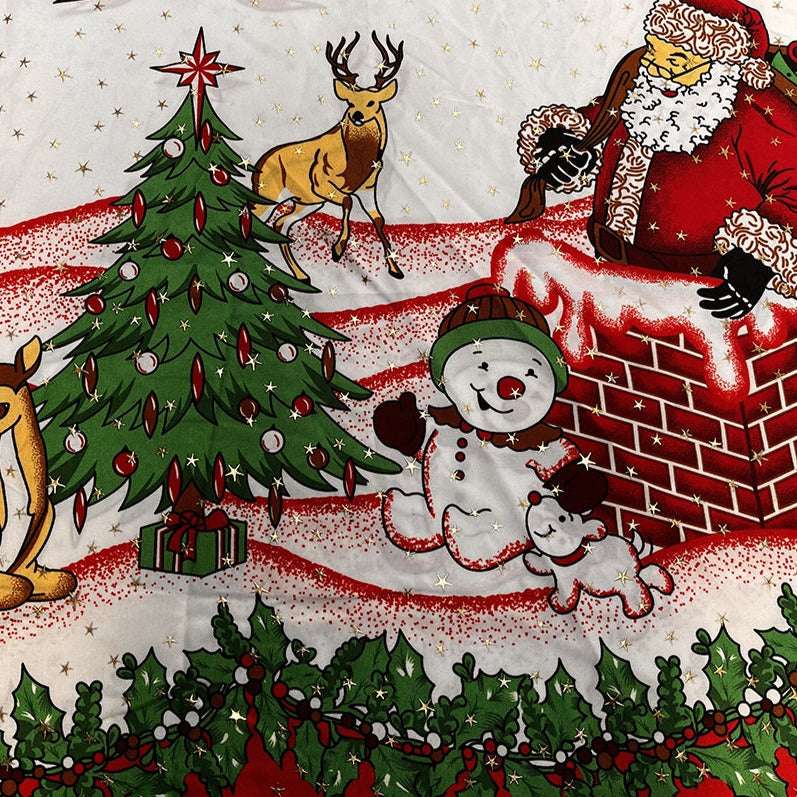Bistrech Navideño - 1 mt x 1,50 mts Ancho | Detalle - Telas Pacífico Sur