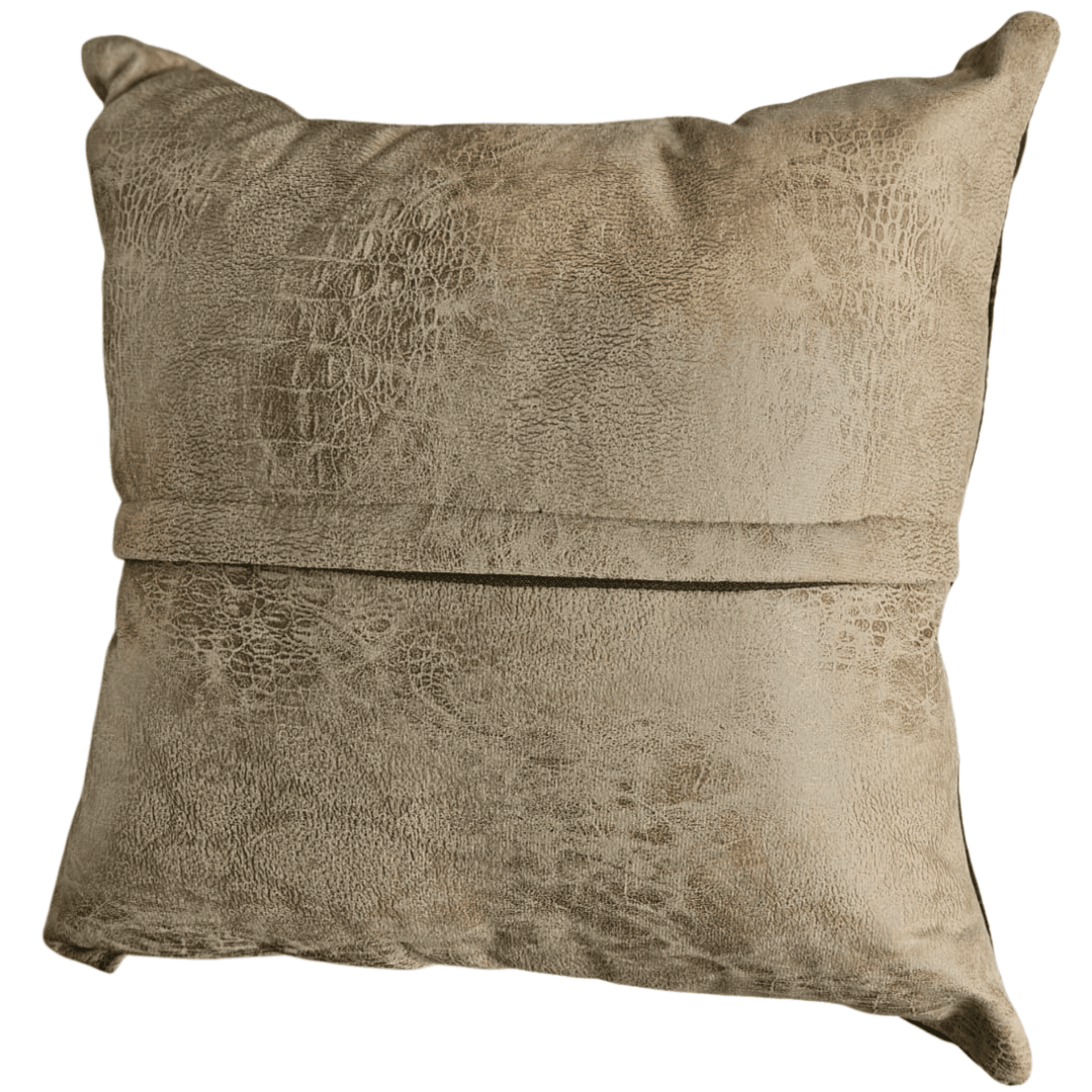 Cojin relleno de tapiz marmoleado | Detalle unidad - Telas Pacífico Sur