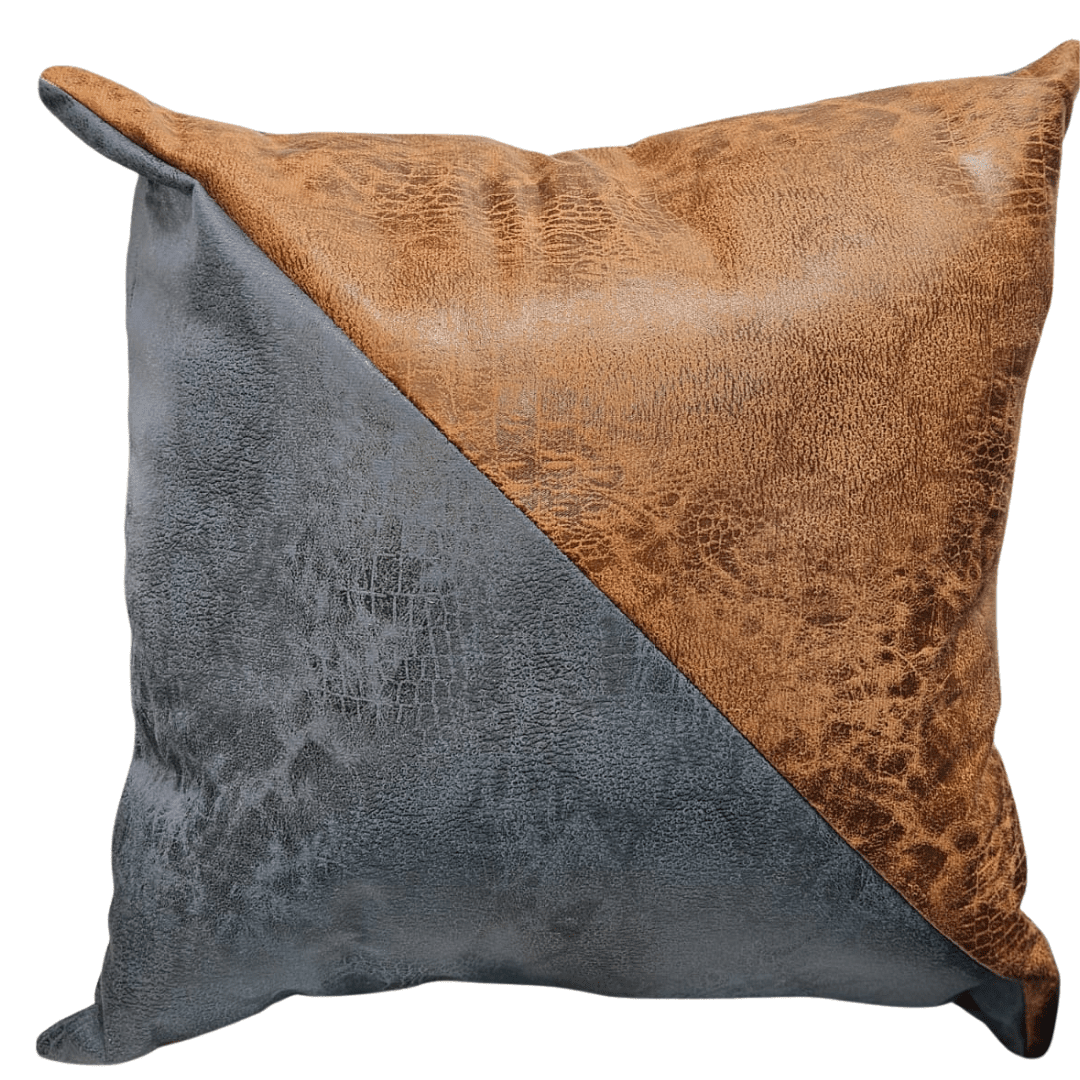 Cojin relleno de tapiz marmoleado | Detalle unidad - Telas Pacífico Sur