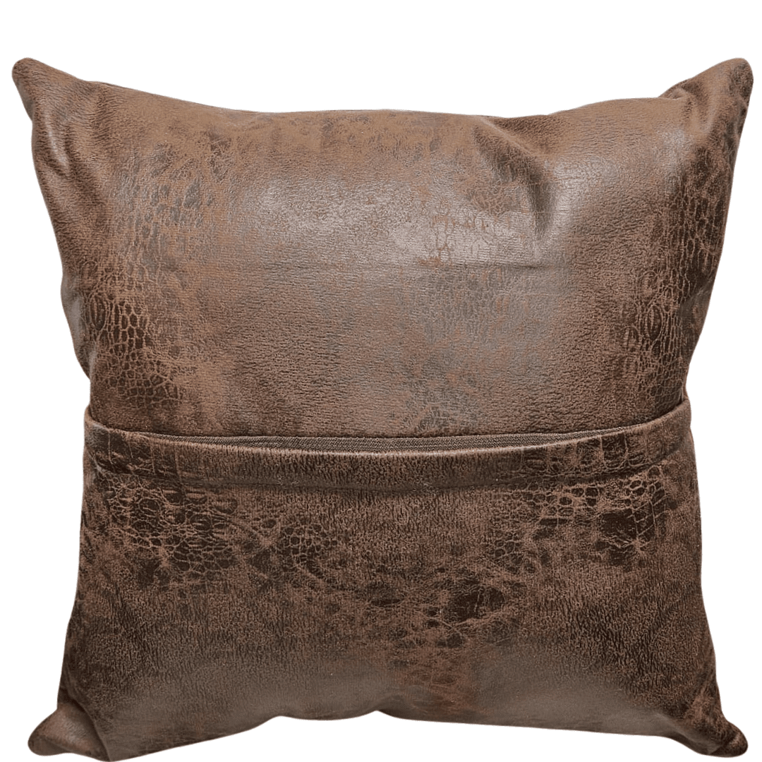 Cojin relleno de tapiz marmoleado | Detalle unidad - Telas Pacífico Sur