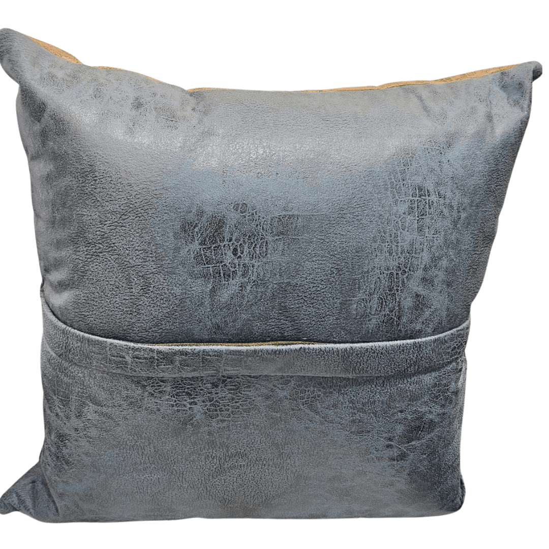 Cojin tapiz marmoleado sin relleno | Detalle - Telas Pacífico Sur