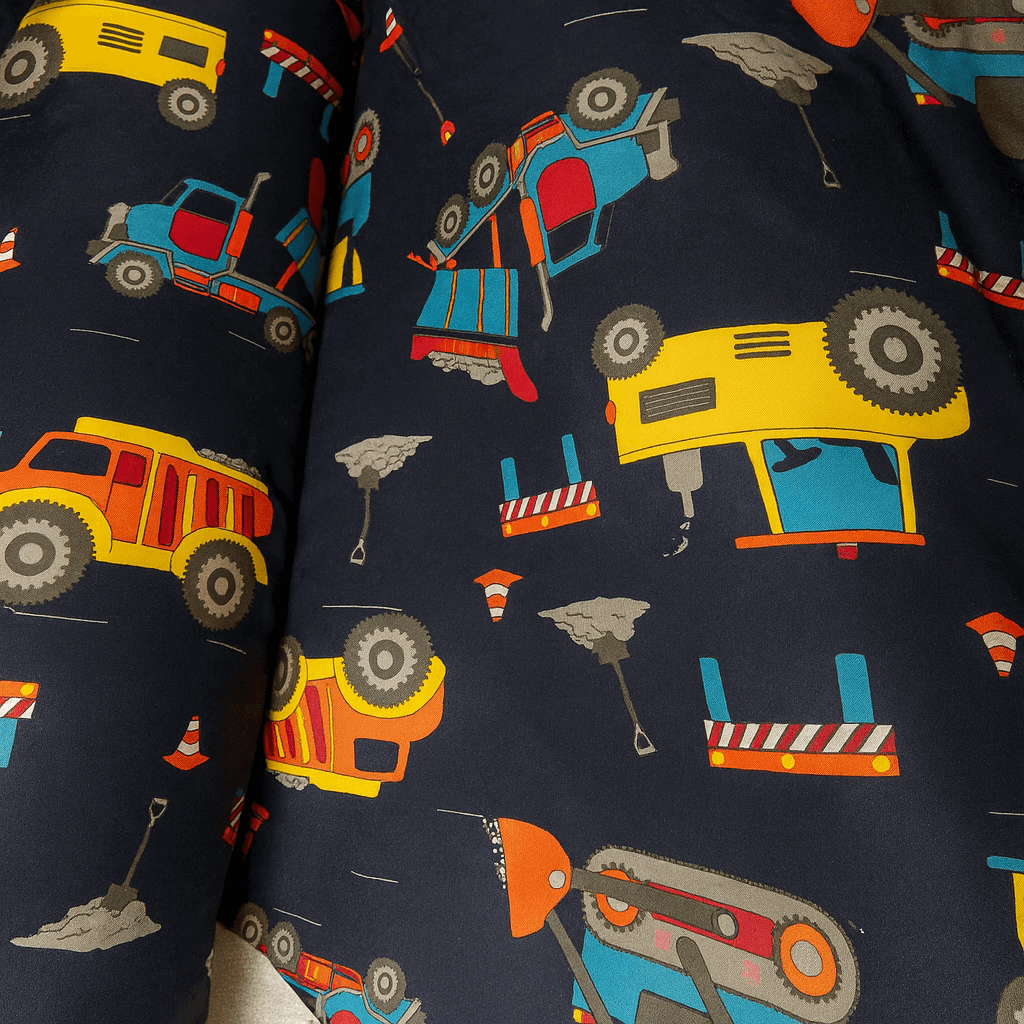 Crea 144 Hilos Estampada - 1 mt 2,80 mts Ancho | Detalle - Telas Pacífico Sur