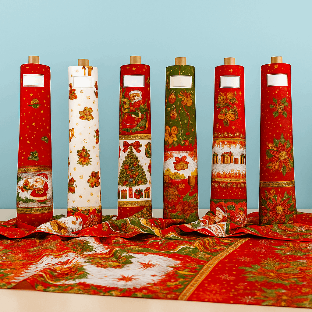 Tela Bistrech Navideño - 1,50 Ancho | Rollo 50 mts