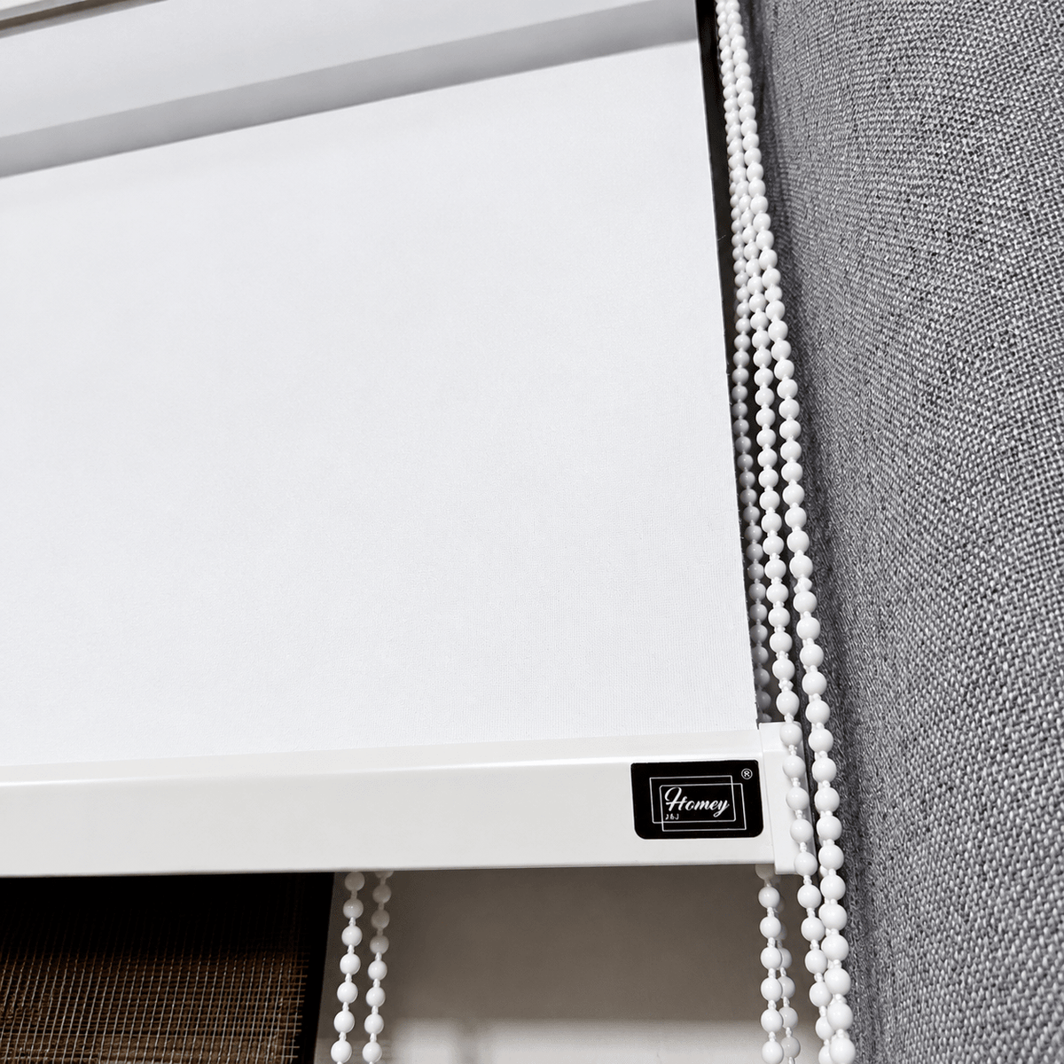 Roller black out con visillo | Detalle unidad - Telas Pacífico Sur