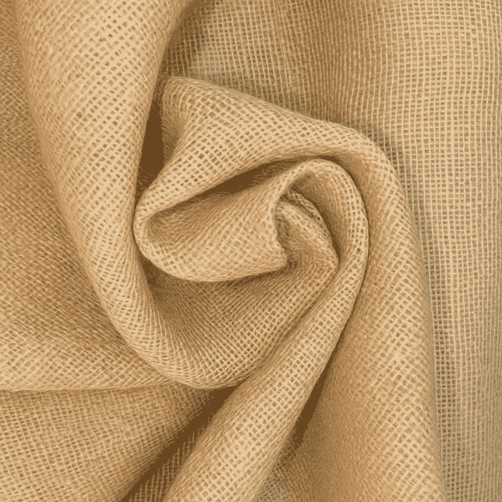 Tela Arpillera Natural 100% Yute - 1,00 mt Ancho | Rollo 50 mts - Telas Pacífico Sur