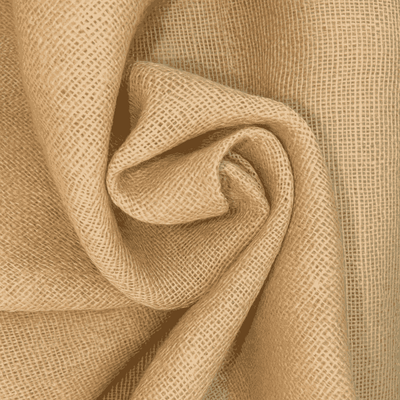 Tela Arpillera Natural 100% Yute - 1,00 mt Ancho | Rollo 50 mts - Telas Pacífico Sur