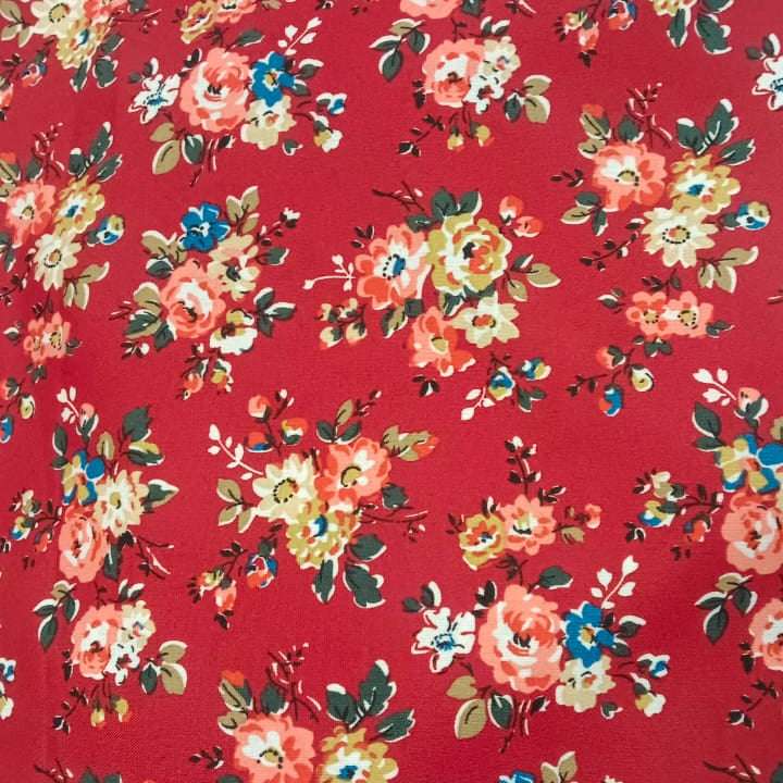 Tela Bistrech Floreado - 1,50 Ancho | Rollo 50 mts - Telas Pacífico Sur