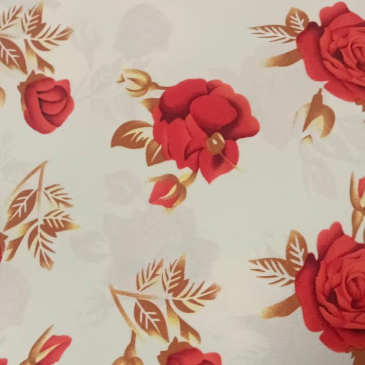 Tela Bistrech Floreado - 1,50 Ancho | Rollo 50 mts - Telas Pacífico Sur