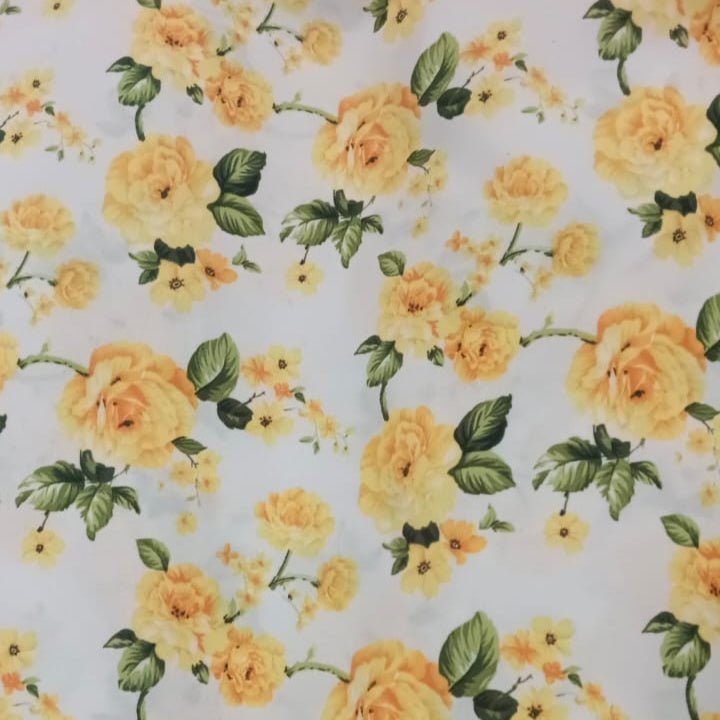 Tela Bistrech Floreado - 1,50 Ancho | Rollo 50 mts - Telas Pacífico Sur