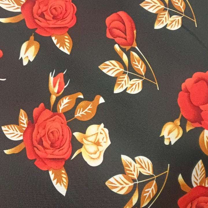 Tela Bistrech Floreado - 1,50 Ancho | Rollo 50 mts - Telas Pacífico Sur