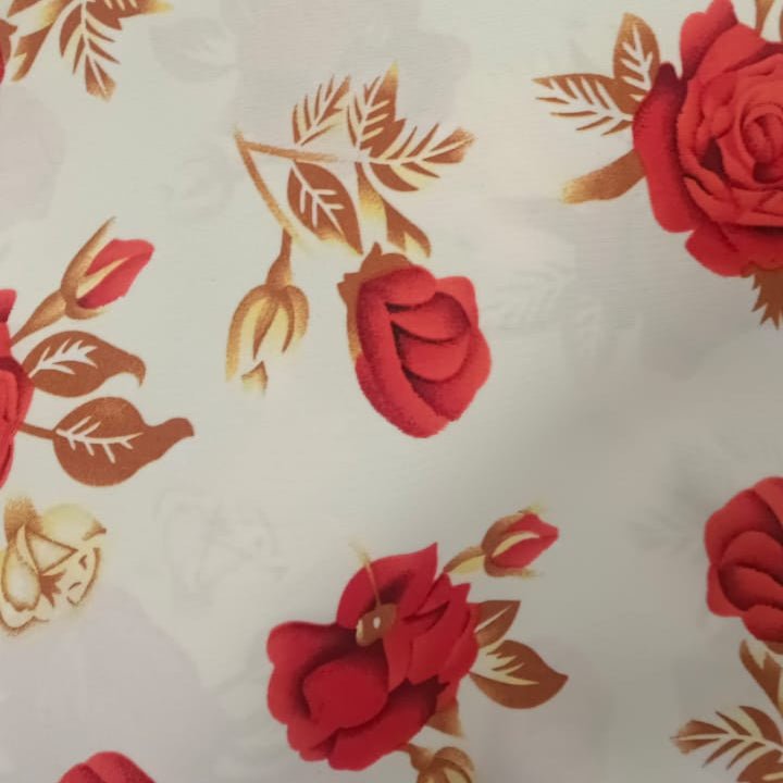 Tela Bistrech Floreado - 1,50 Ancho | Rollo 50 mts - Telas Pacífico Sur