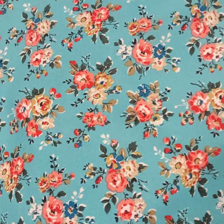 Tela Bistrech Floreado - 1,50 Ancho | Rollo 50 mts - Telas Pacífico Sur