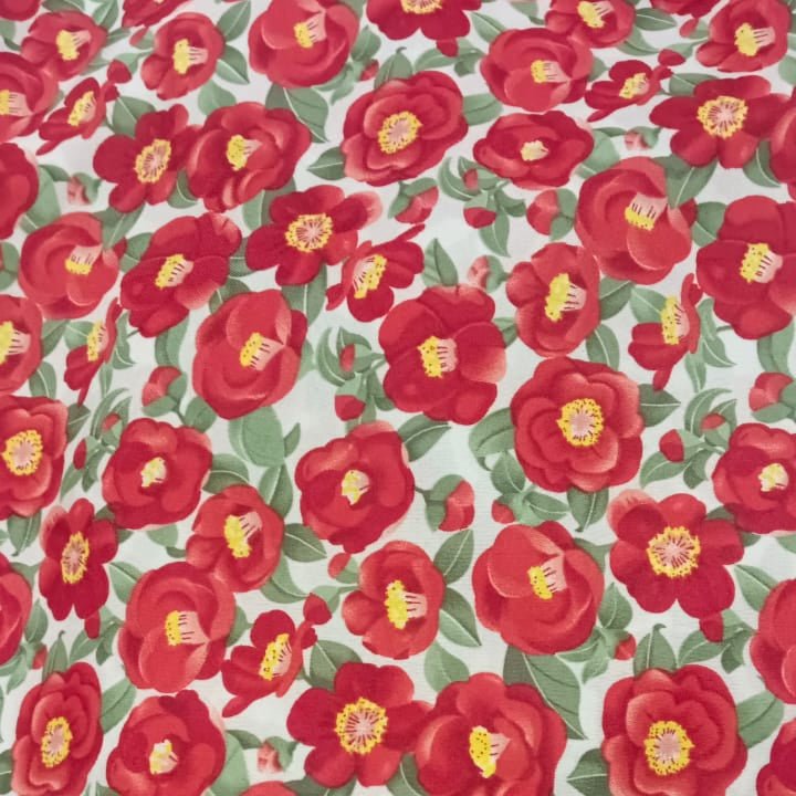 Tela Bistrech Floreado - 1,50 Ancho | Rollo 50 mts - Telas Pacífico Sur