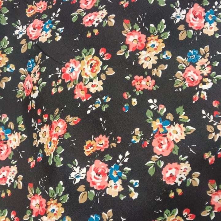 Tela Bistrech Floreado - 1,50 Ancho | Rollo 50 mts - Telas Pacífico Sur