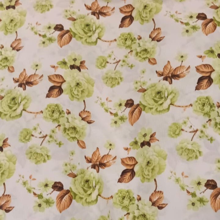 Tela Bistrech Floreado - 1,50 Ancho | Rollo 50 mts - Telas Pacífico Sur