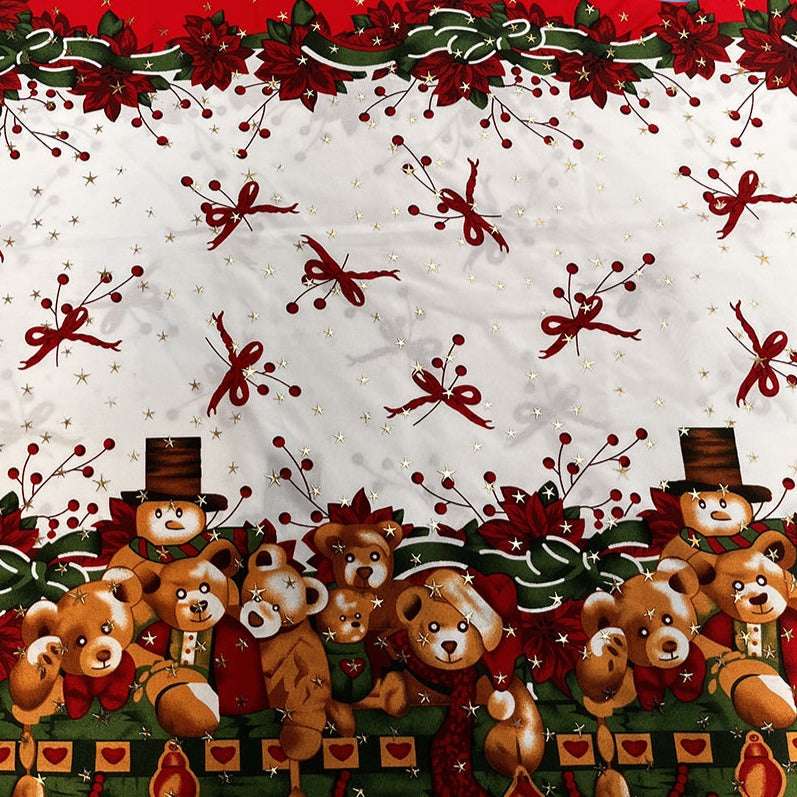 Tela Bistrech Navideño - 10 mts Ancho x 1.50 mts | Detalle - Telas Pacífico Sur