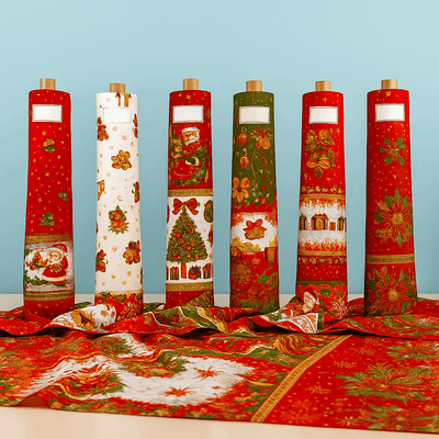 Tela Bistrech Navideño - 1,50 Ancho | Rollo 50 mts - Telas Pacífico Sur