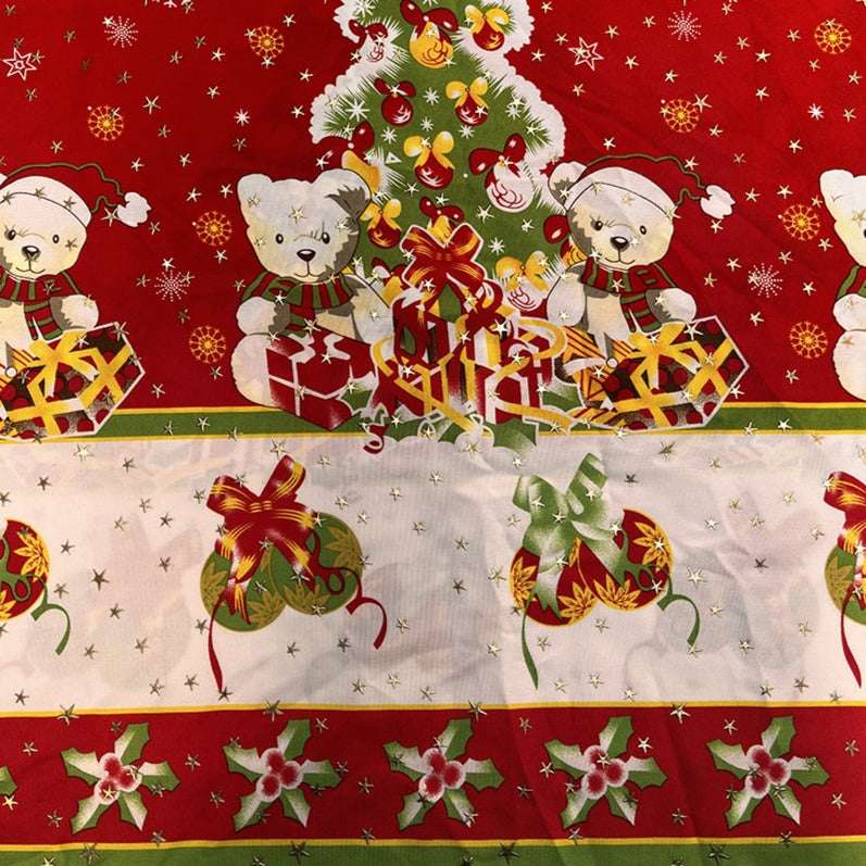 Tela Bistrech Navideño - 1,50 Ancho | Rollo 50 mts - Telas Pacífico Sur