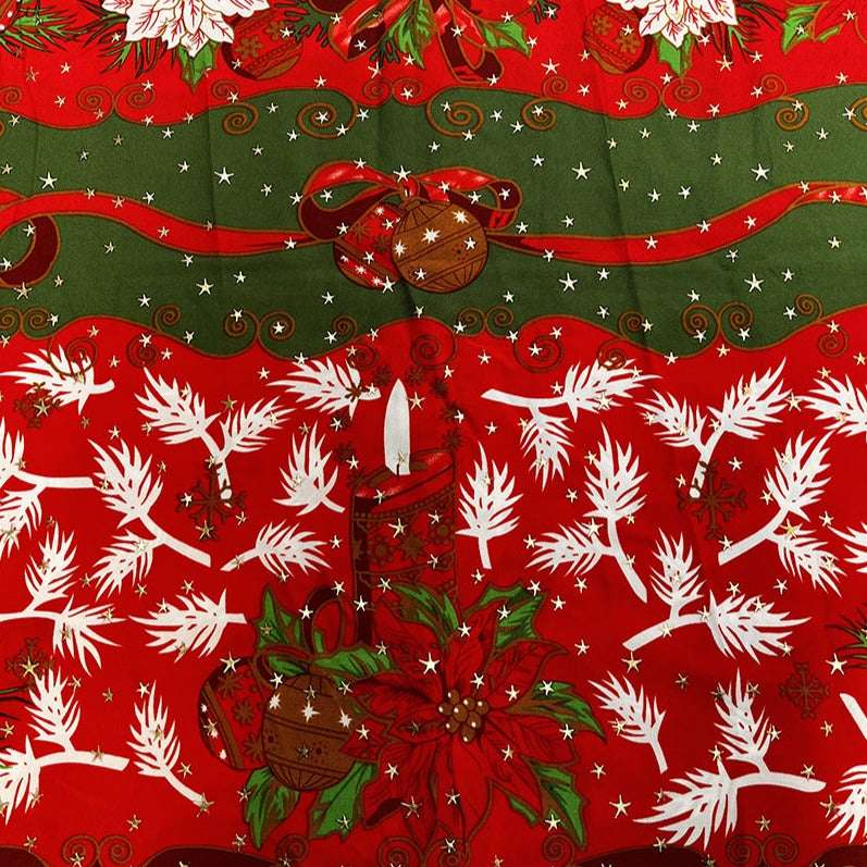 Tela Bistrech Navideño - 1,50 Ancho | Rollo 50 mts - Telas Pacífico Sur