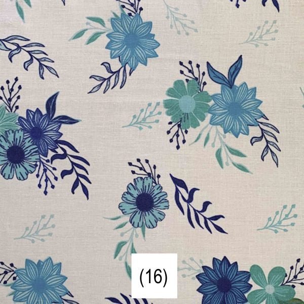 Tela Crea de 144 Hilos Estampada - 1,50 Ancho | Rollo 50 mts - Telas Pacífico Sur