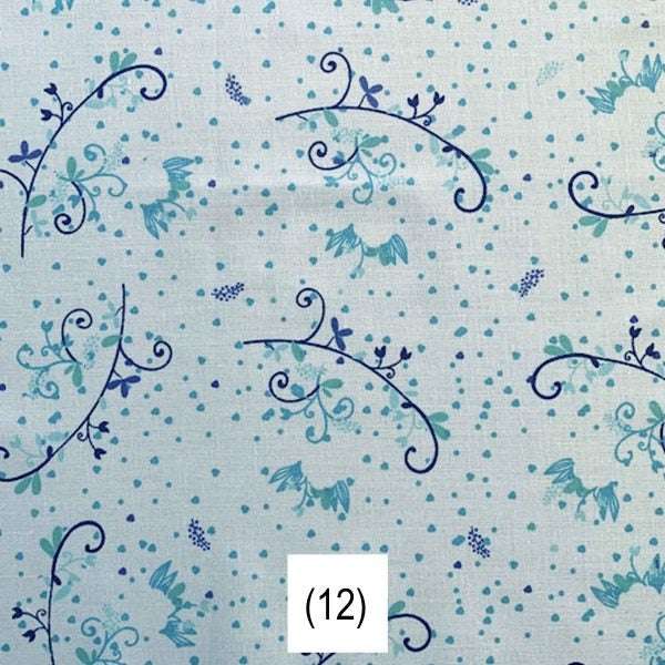 Tela Crea de 144 Hilos Estampada - 1,50 Ancho | Rollo 50 mts - Telas Pacífico Sur