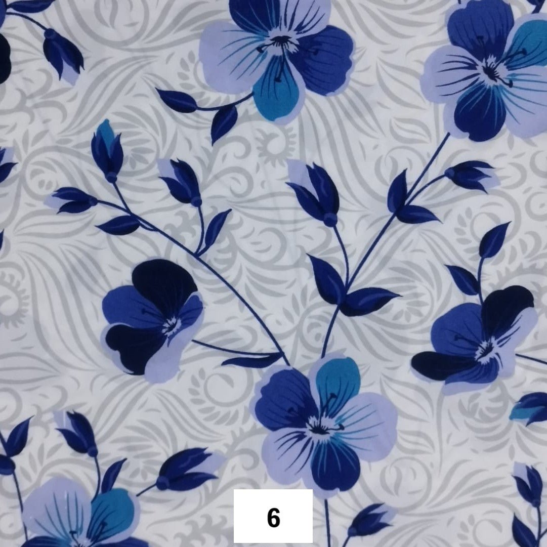 Tela Crea de 144 Hilos Estampada - 1,50 Ancho | Rollo 50 mts - Telas Pacífico Sur