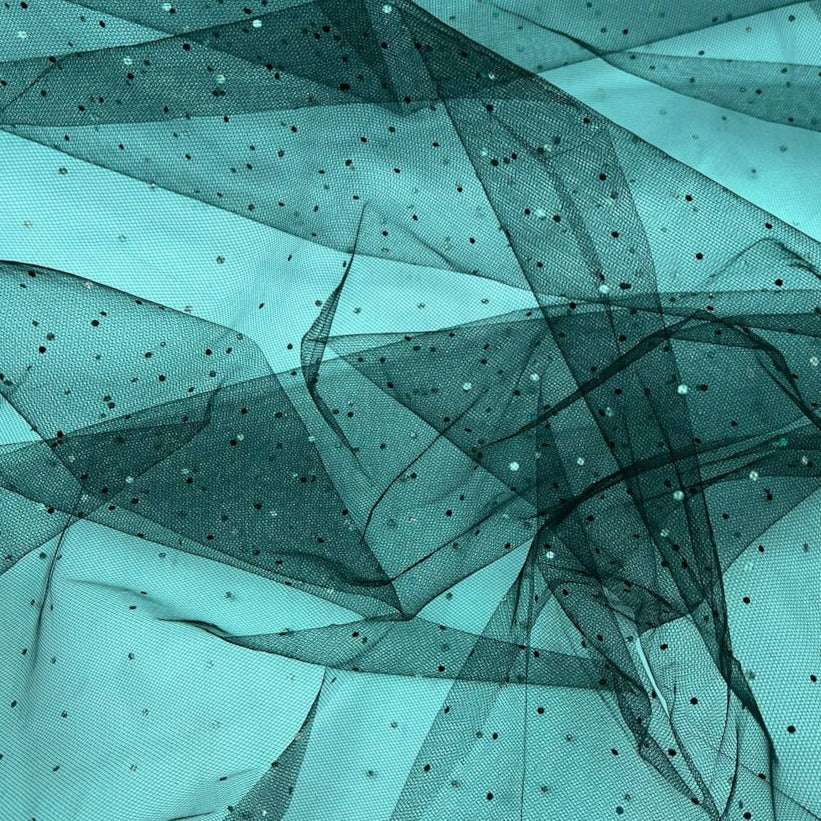 Tela Tul Lentejuelas - 1 mt 1,50 Ancho | Detalle - Telas Pacífico Sur