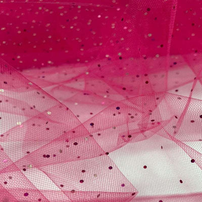 Tela Tul Lentejuelas - 1,50 Ancho | Rollo 50 mts - Telas Pacífico Sur